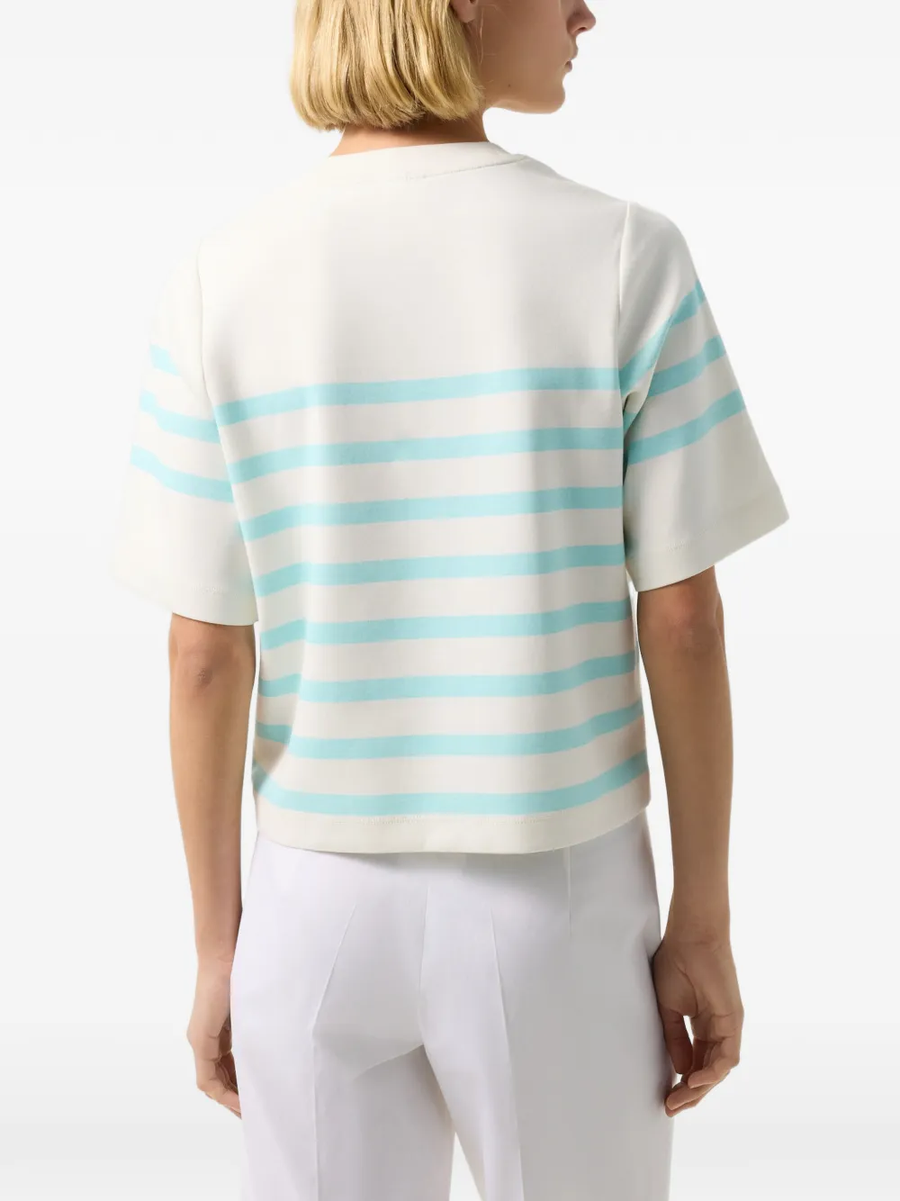 BOGNER Stacey striped T-shirt Wit
