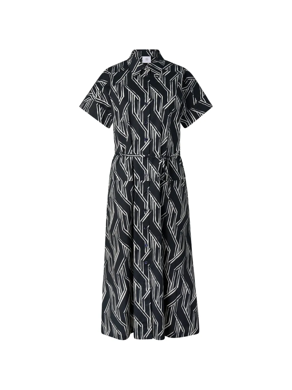 BOGNER robe-chemise longue Roxana à imprimé graphique - Noir BOGNER robe-chemise longue Roxana à imprimé graphique - Noir