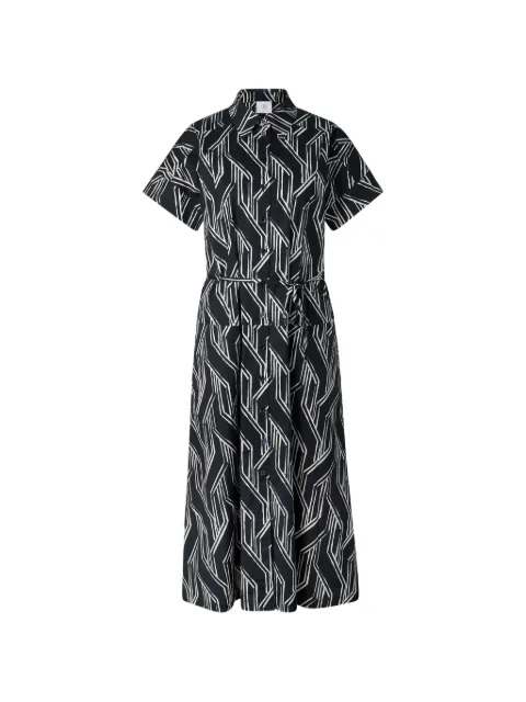 BOGNER Roxana graphic-print maxi shirt dress