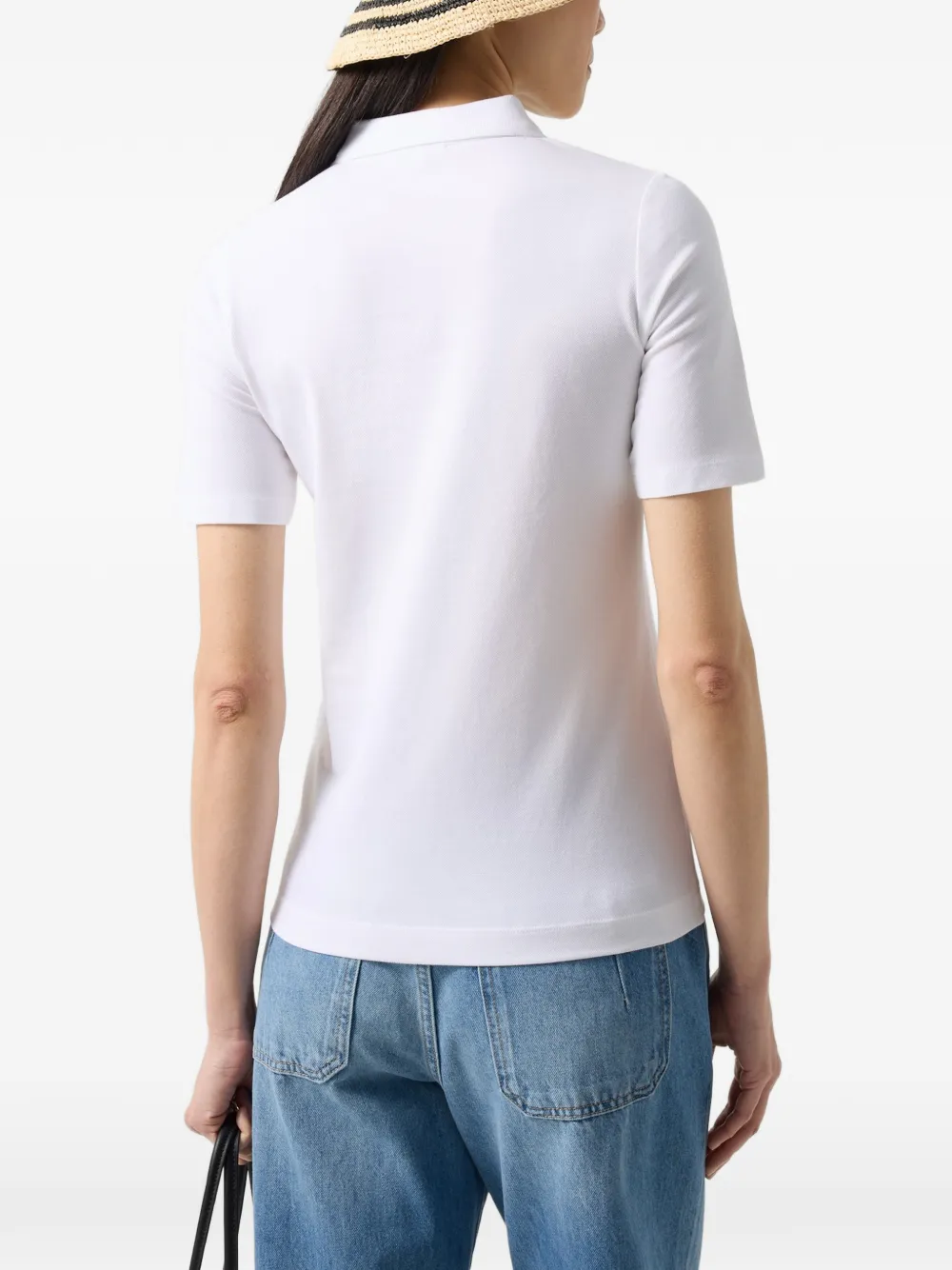 BOGNER Malika logo-print Polo-shirt Wit