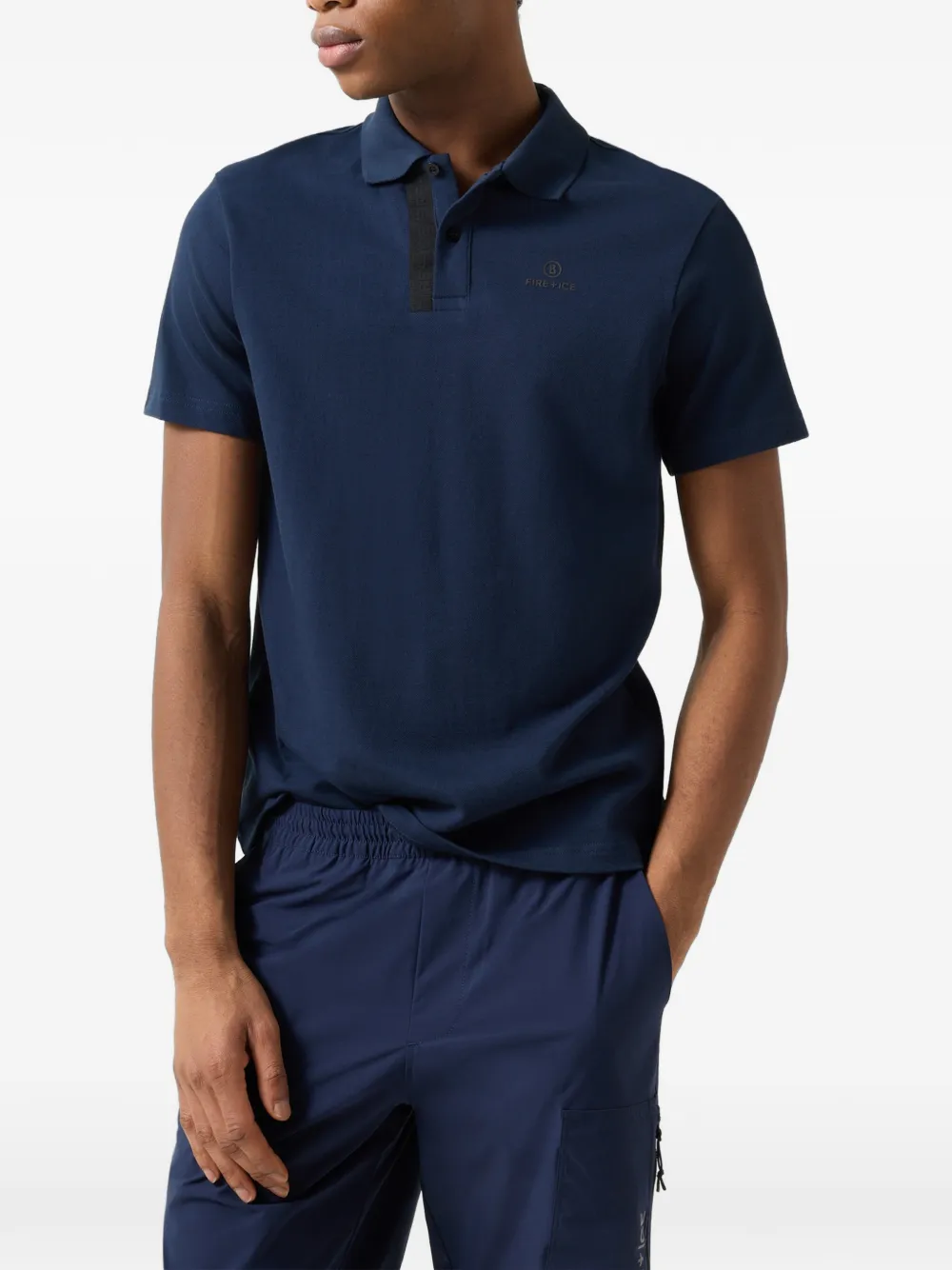 BOGNER FIRE+ICE Ramon piqué polo shirt Blauw