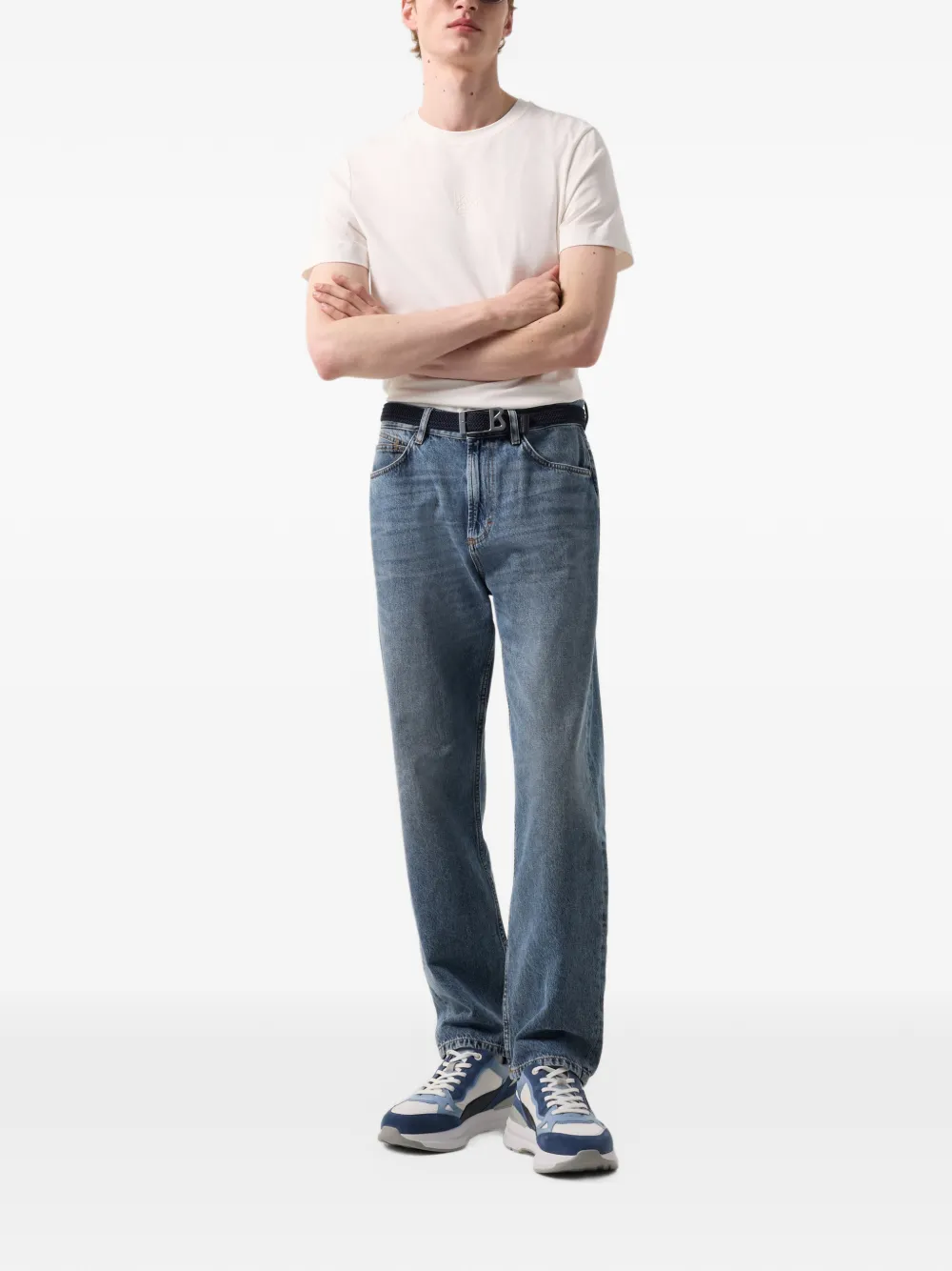 BOGNER Travis straight-fit jeans Blauw