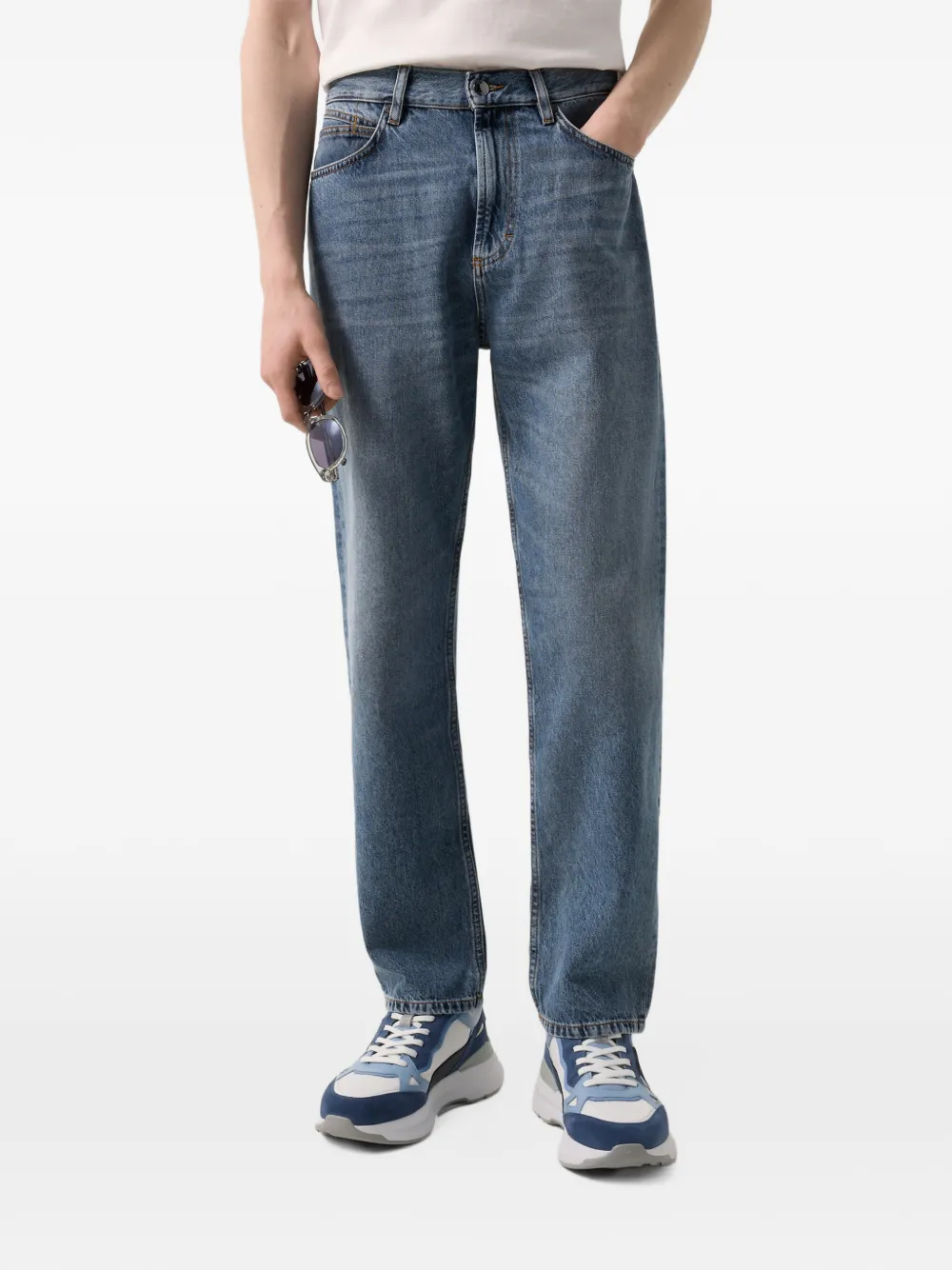 BOGNER Travis straight-fit jeans Blauw