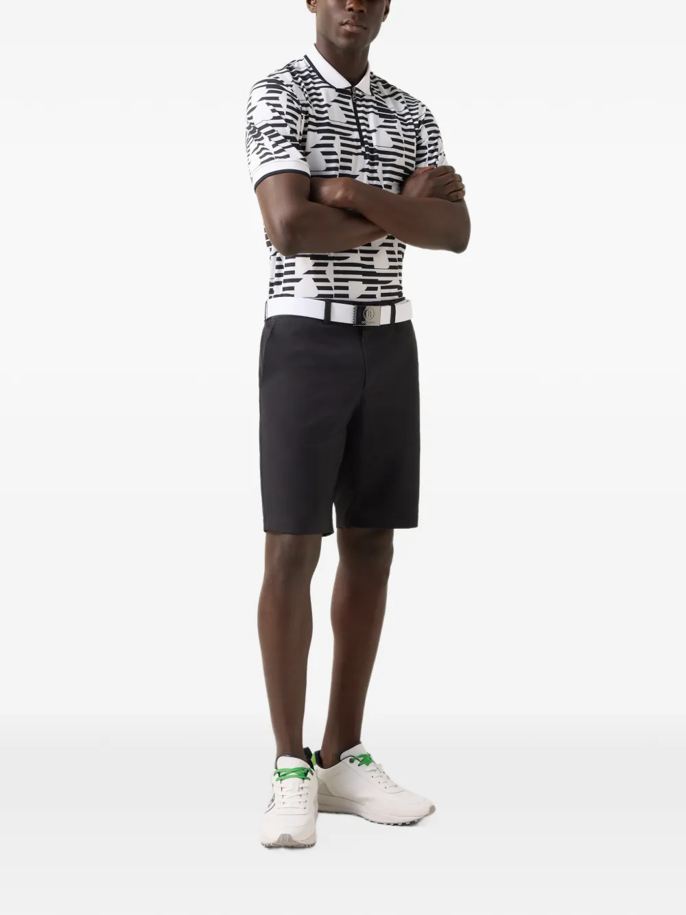 BOGNER logo-print Valentin polo shirt Wit