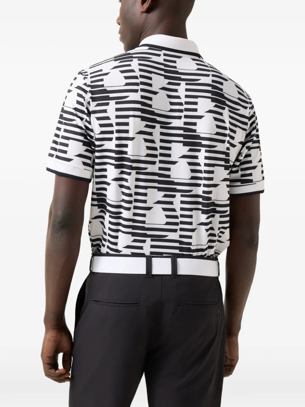 BOGNER logo-print Valentin polo shirt Wit
