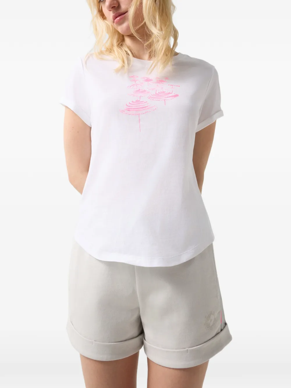 BOGNER FIRE+ICE Debra crew-neck T-shirt Wit