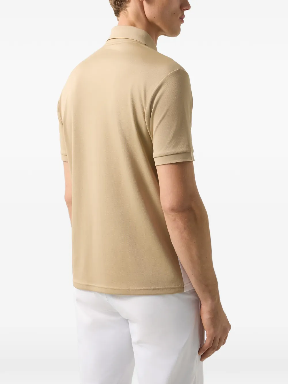 BOGNER Cuno colour-block polo shirt Beige