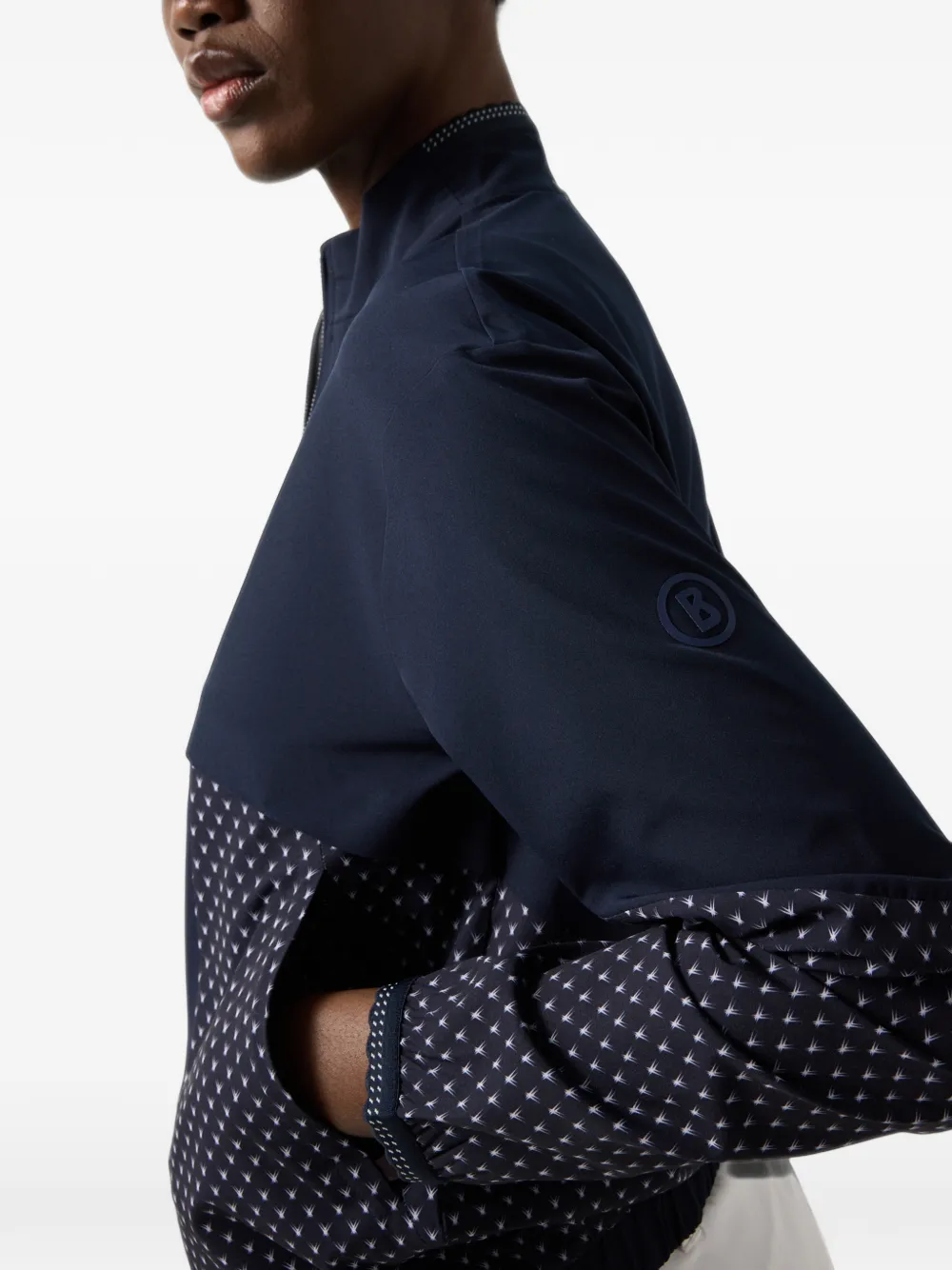 BOGNER Tonie patterned performance jacket Blauw