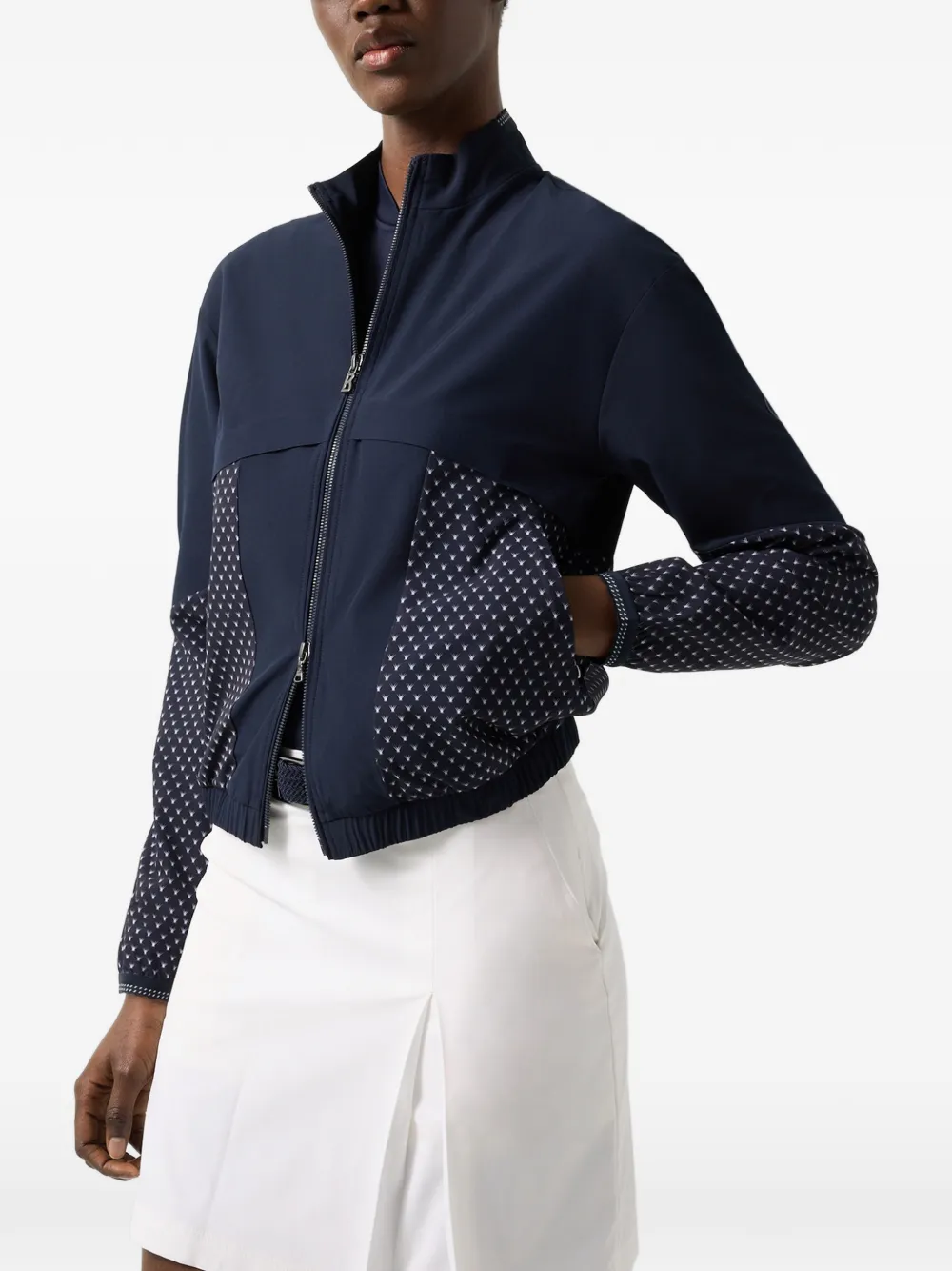 BOGNER Tonie patterned performance jacket Blauw