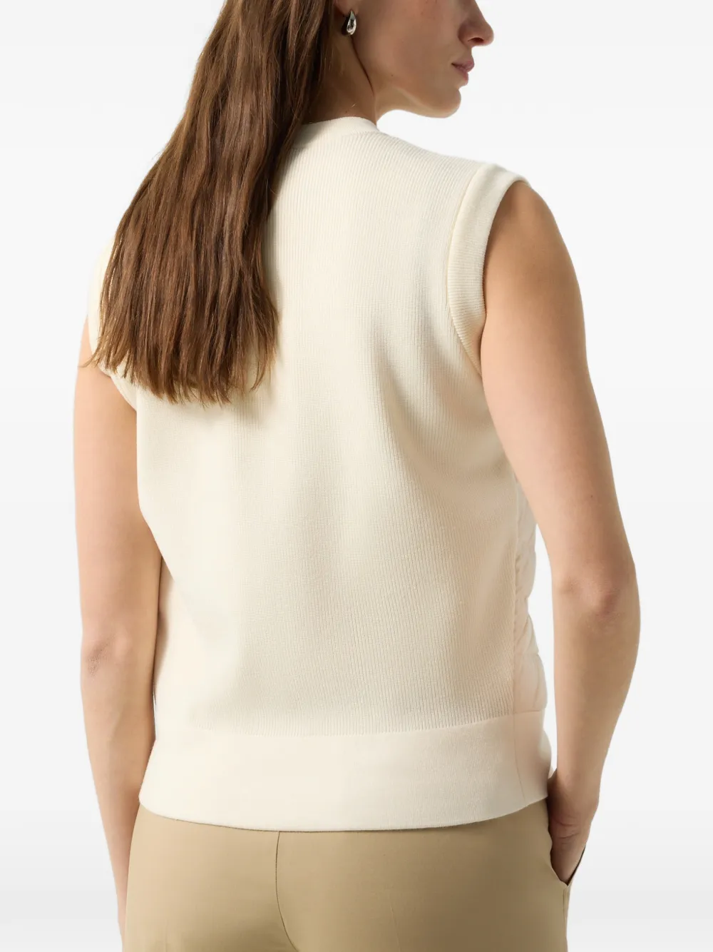BOGNER Zira quilted down gilet jacket Beige