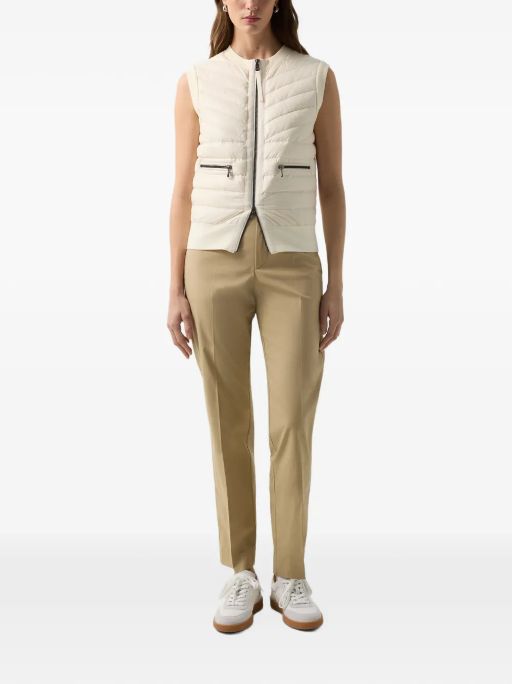 BOGNER Zira quilted down gilet jacket Beige