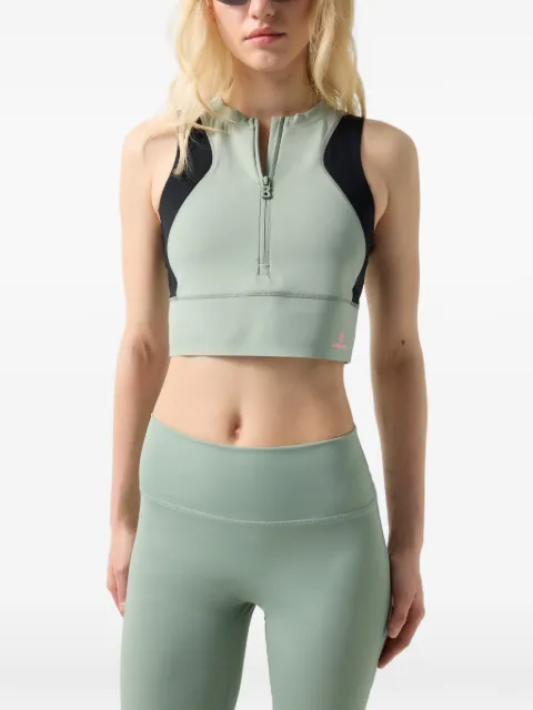 BOGNER FIRE+ICE top corto Caia con media cremallera