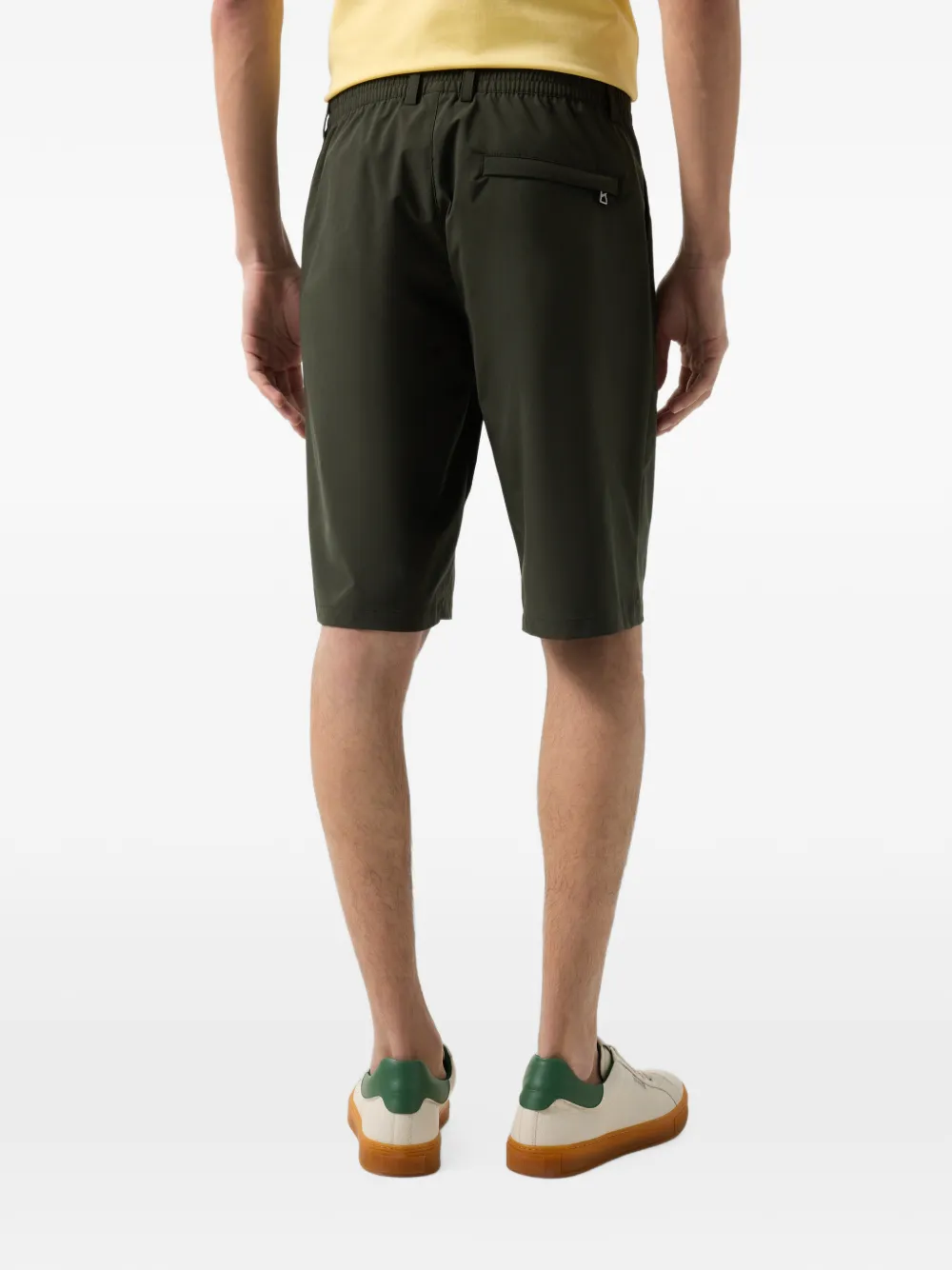 BOGNER Marc elasticated drawstring-waist shorts Groen