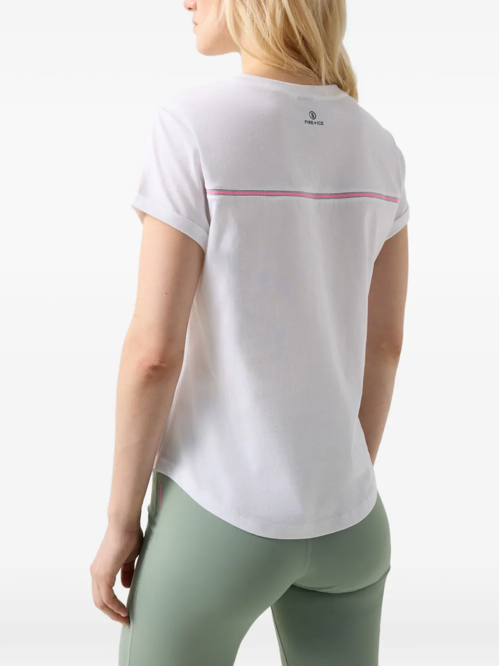 BOGNER FIRE+ICE Debra crew-neck T-shirt Wit