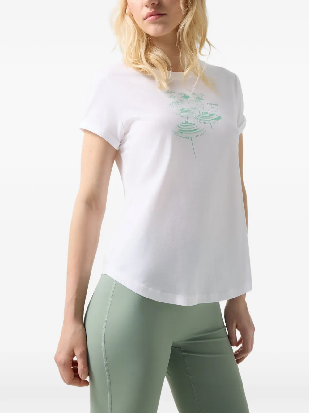 BOGNER FIRE+ICE Debra crew-neck T-shirt Wit