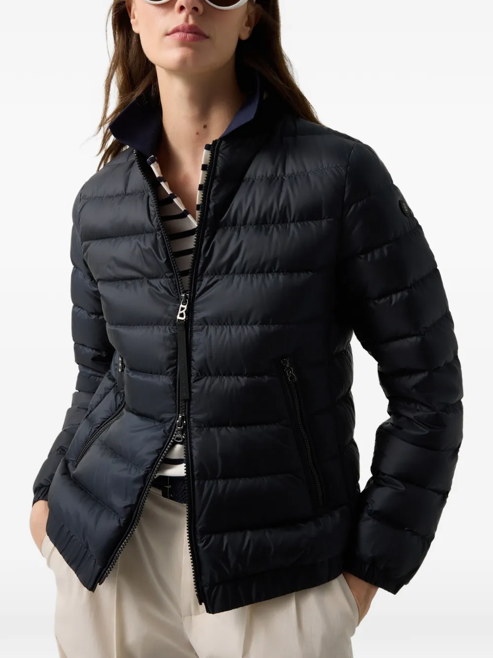 BOGNER Marybel quilted ripstop jacket Zwart