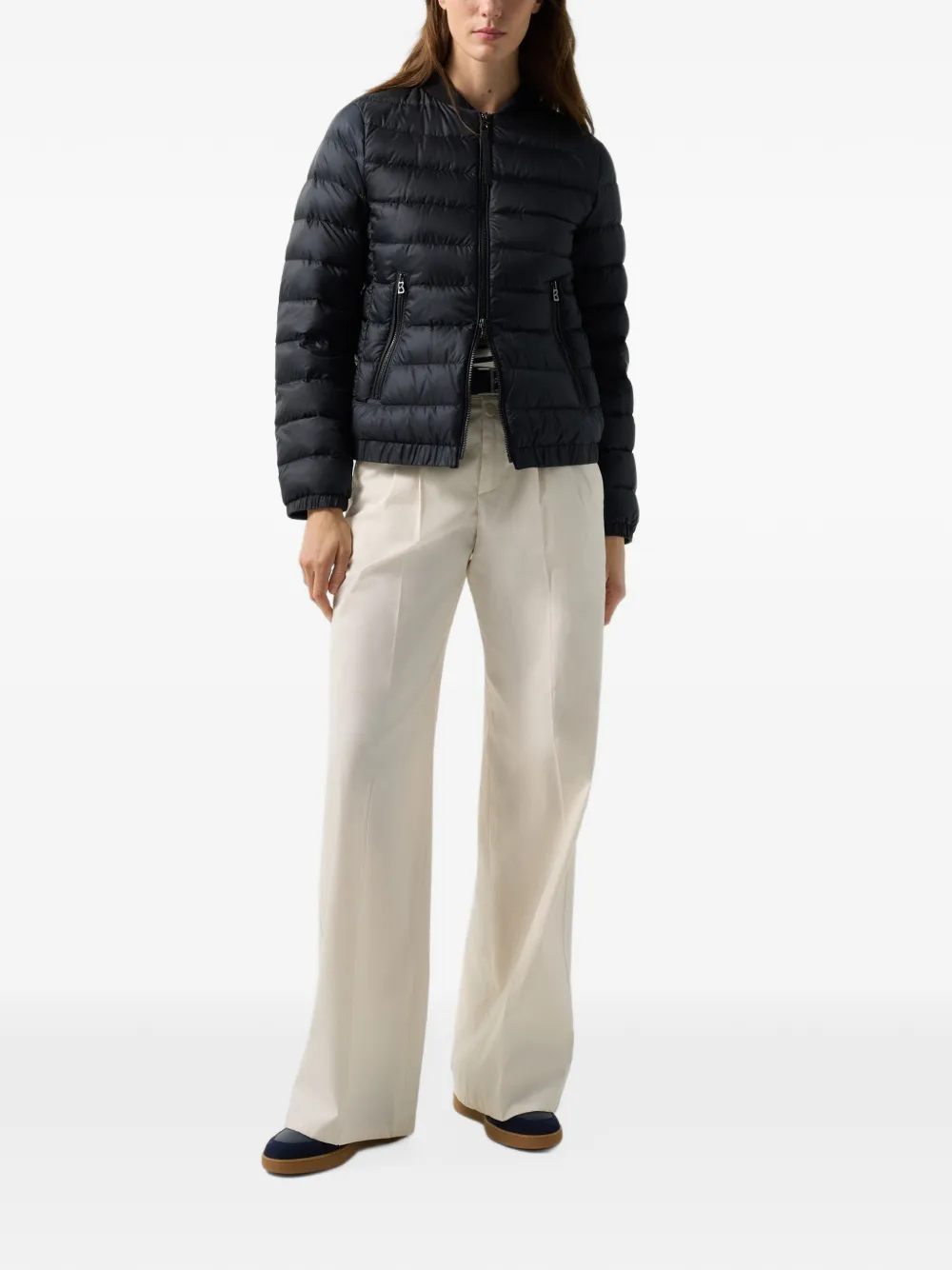 BOGNER Marybel quilted ripstop jacket Zwart
