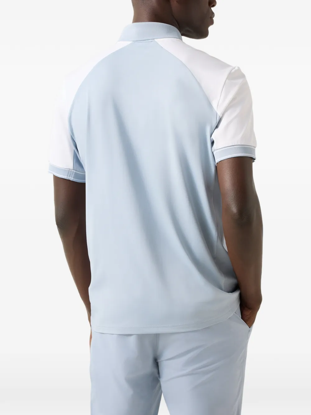 BOGNER Fabius panelled polo shirt Blauw
