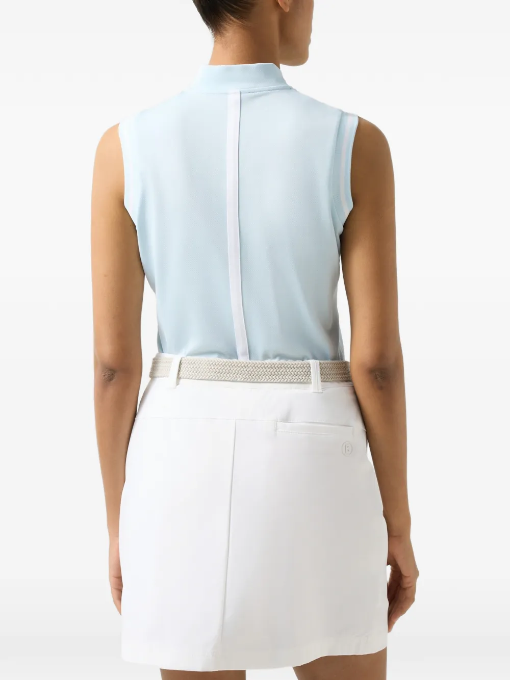 BOGNER Evi zip-fastening sleeveless top Blauw