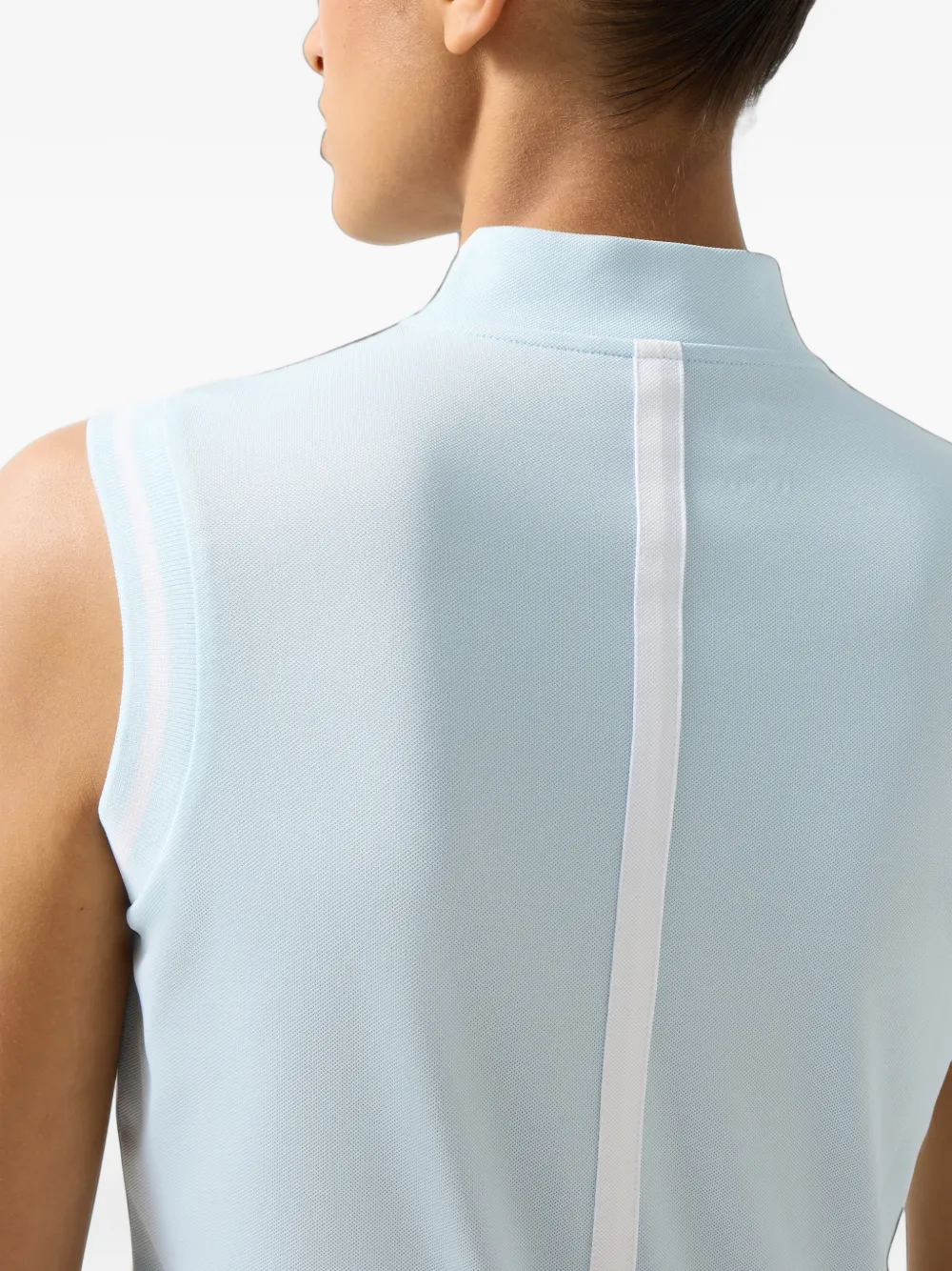 BOGNER Evi zip-fastening sleeveless top Blauw