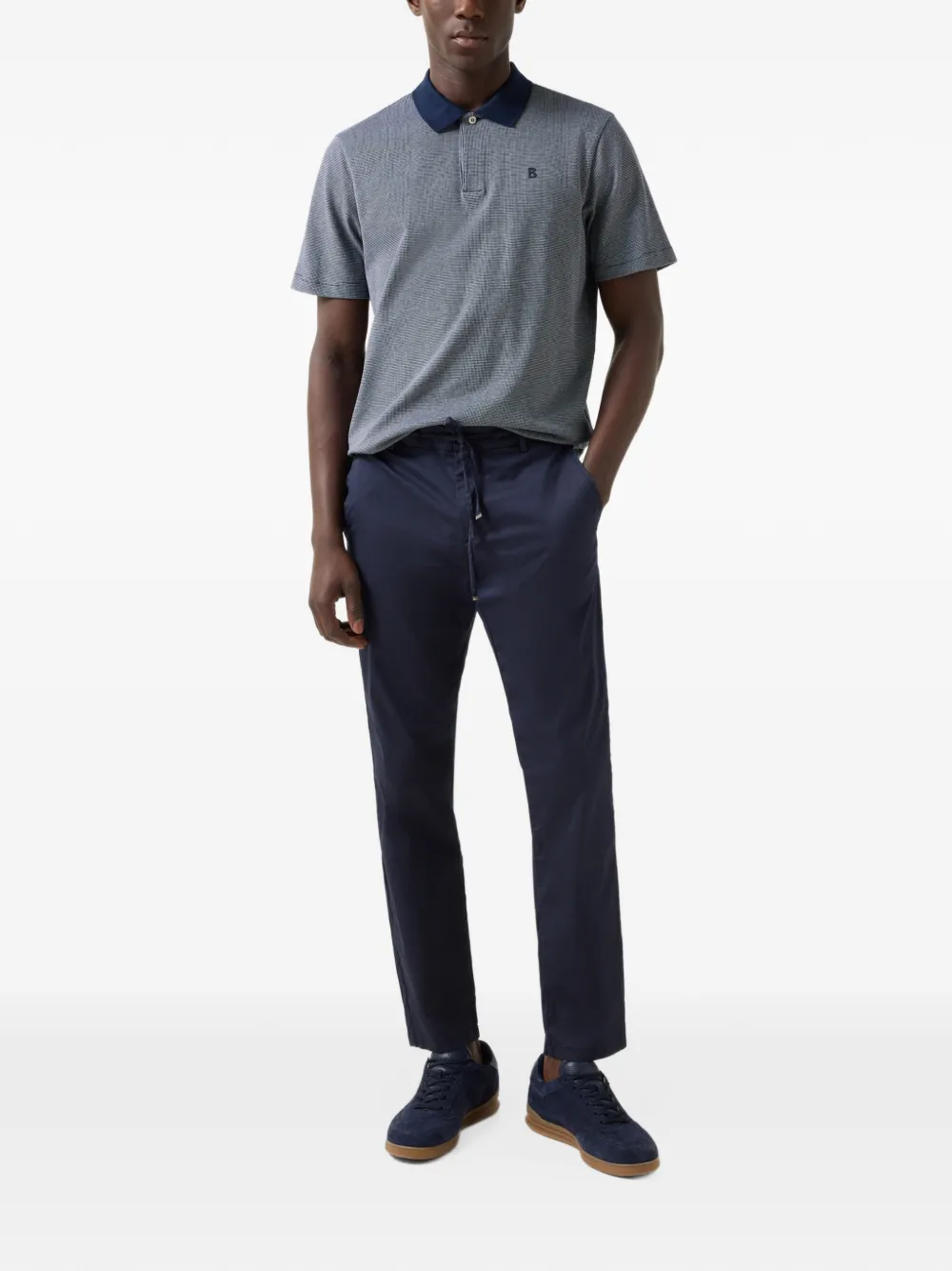 BOGNER Wynn piqué polo shirt Blauw