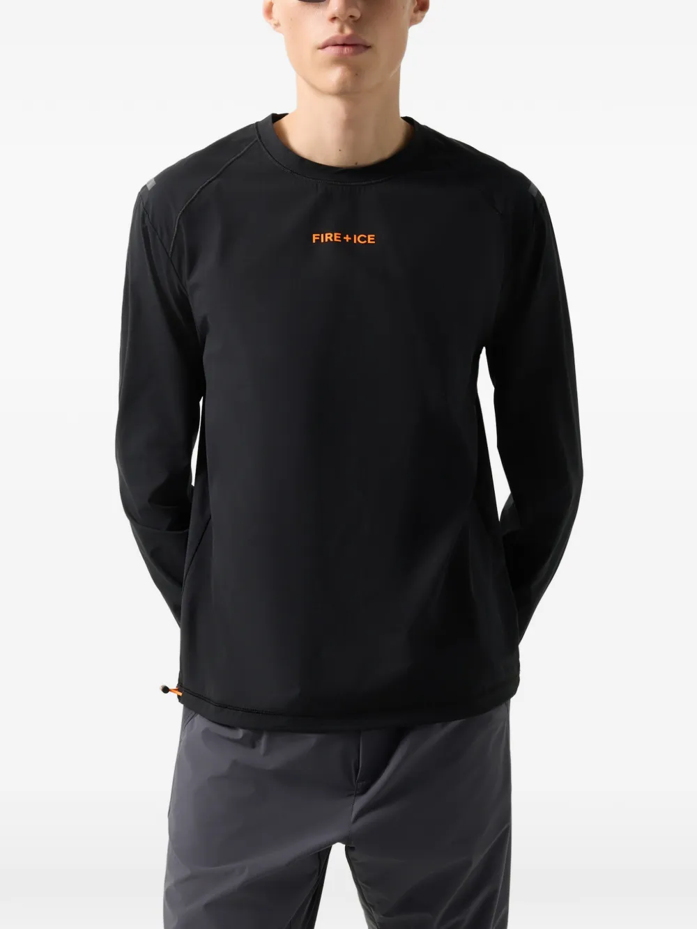 BOGNER FIRE+ICE Alejo logo-print performance top Zwart