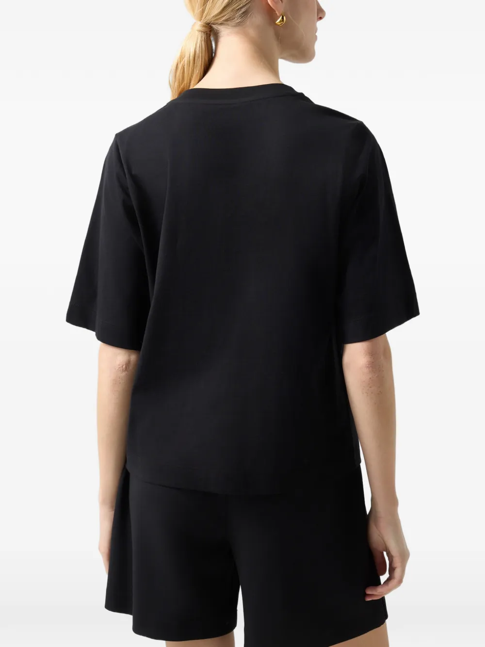 BOGNER Dorothy logo-embroidered T-shirt Zwart