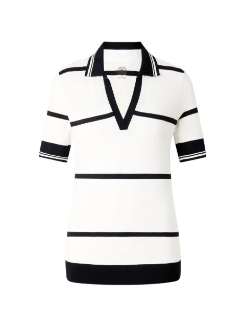 BOGNER Jessi striped polo shirt