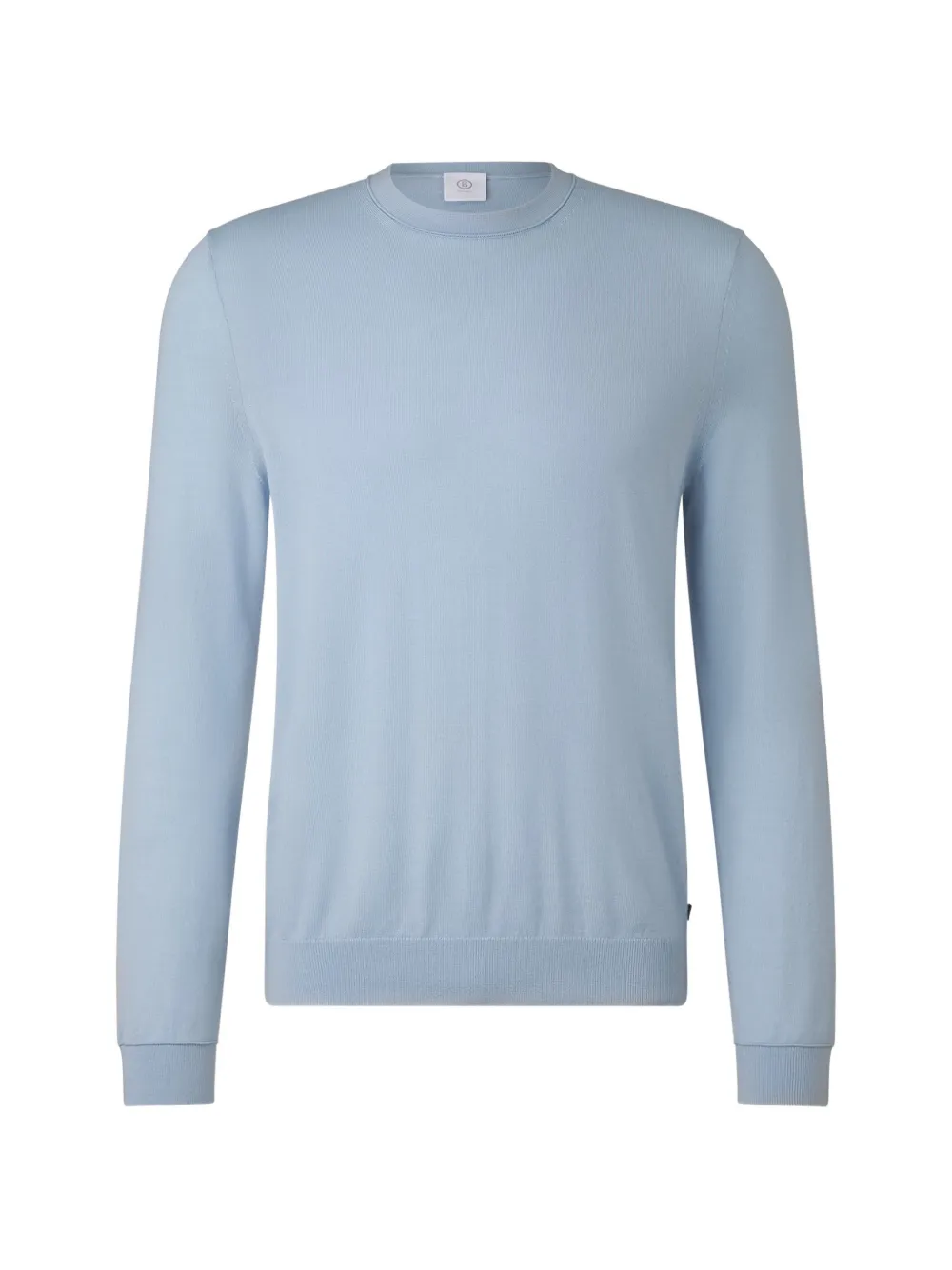 BOGNER Ottoman-detail crew-neck sweater - Blau