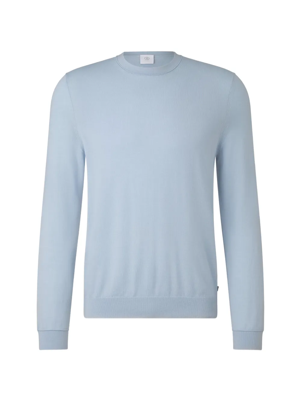 BOGNER Ottoman-detail crew-neck sweater Blauw