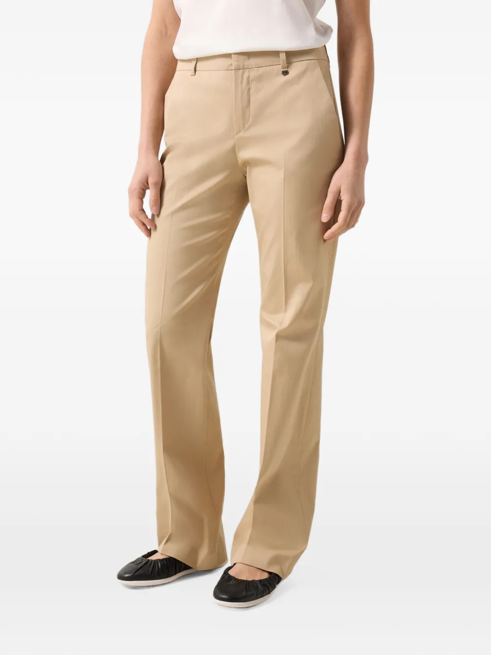 BOGNER Jody flared-leg trousers Beige