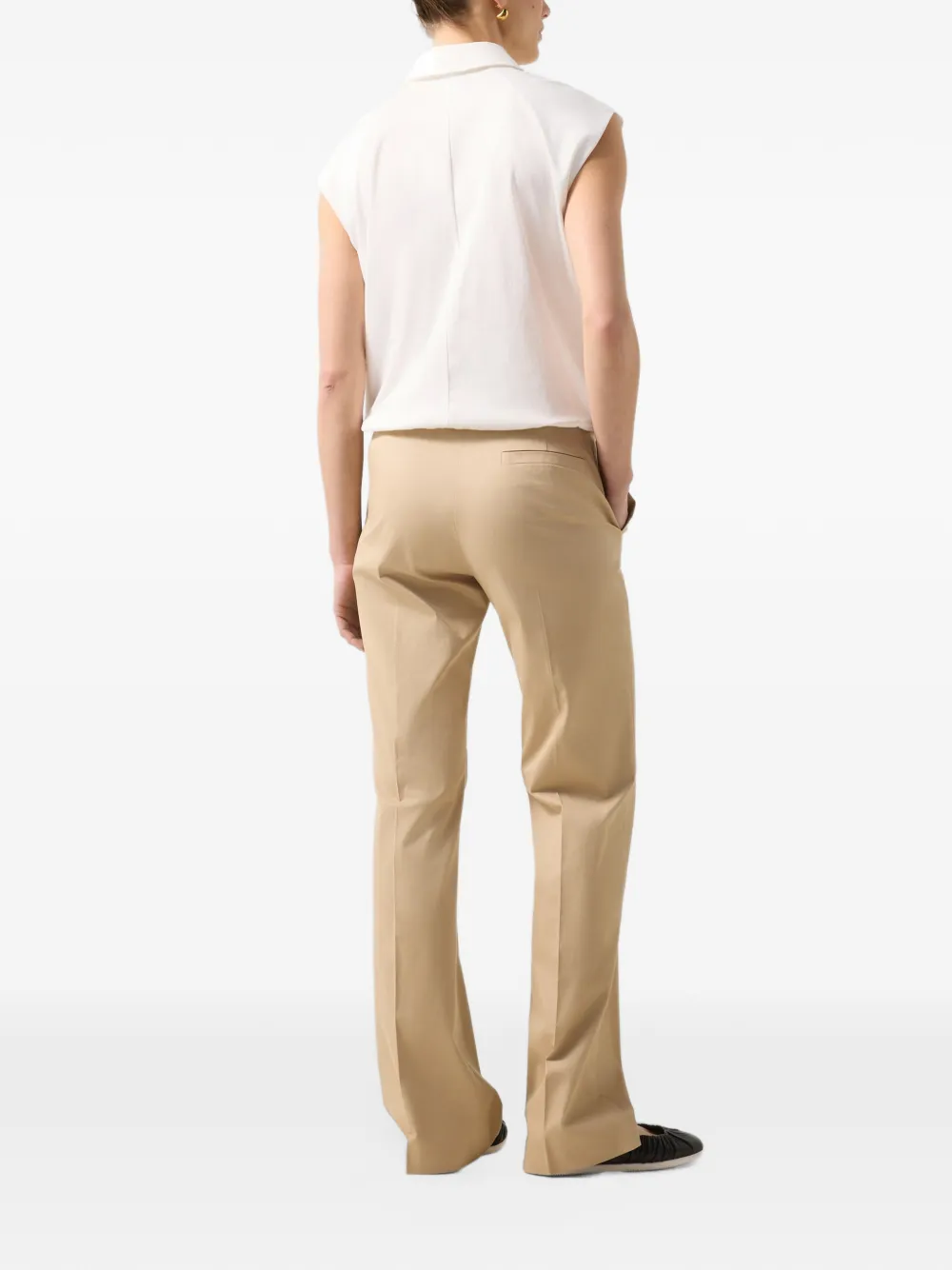BOGNER Jody flared-leg trousers Beige