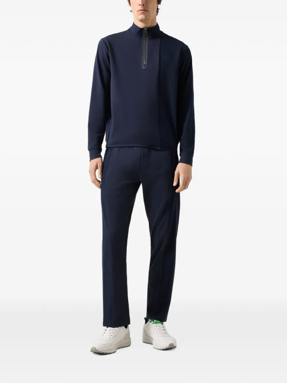 BOGNER Connor zip-up sweater Blauw