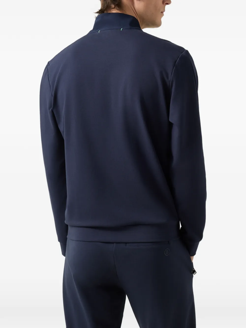 BOGNER Connor zip-up sweater Blauw