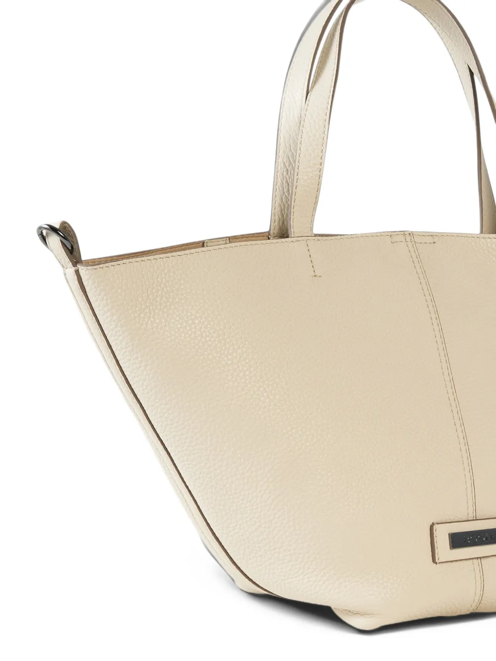 BOGNER Neuwies Keiko grained leather bucket bag Beige