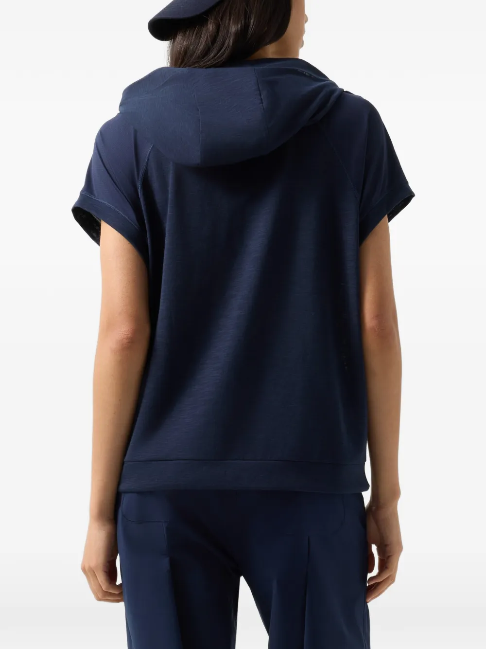 BOGNER FIRE+ICE Damia raglan-sleeve hoodie Blauw