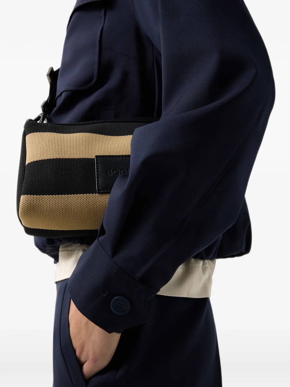 BOGNER Vaduz Mala mesh shoulder bag Zwart