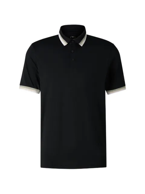 BOGNER Arik striped-trim polo shirt