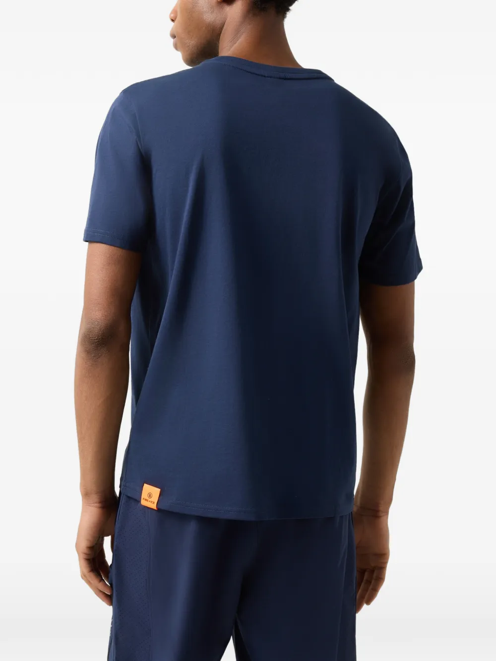 BOGNER FIRE+ICE logo-print cotton T-shirt Blauw