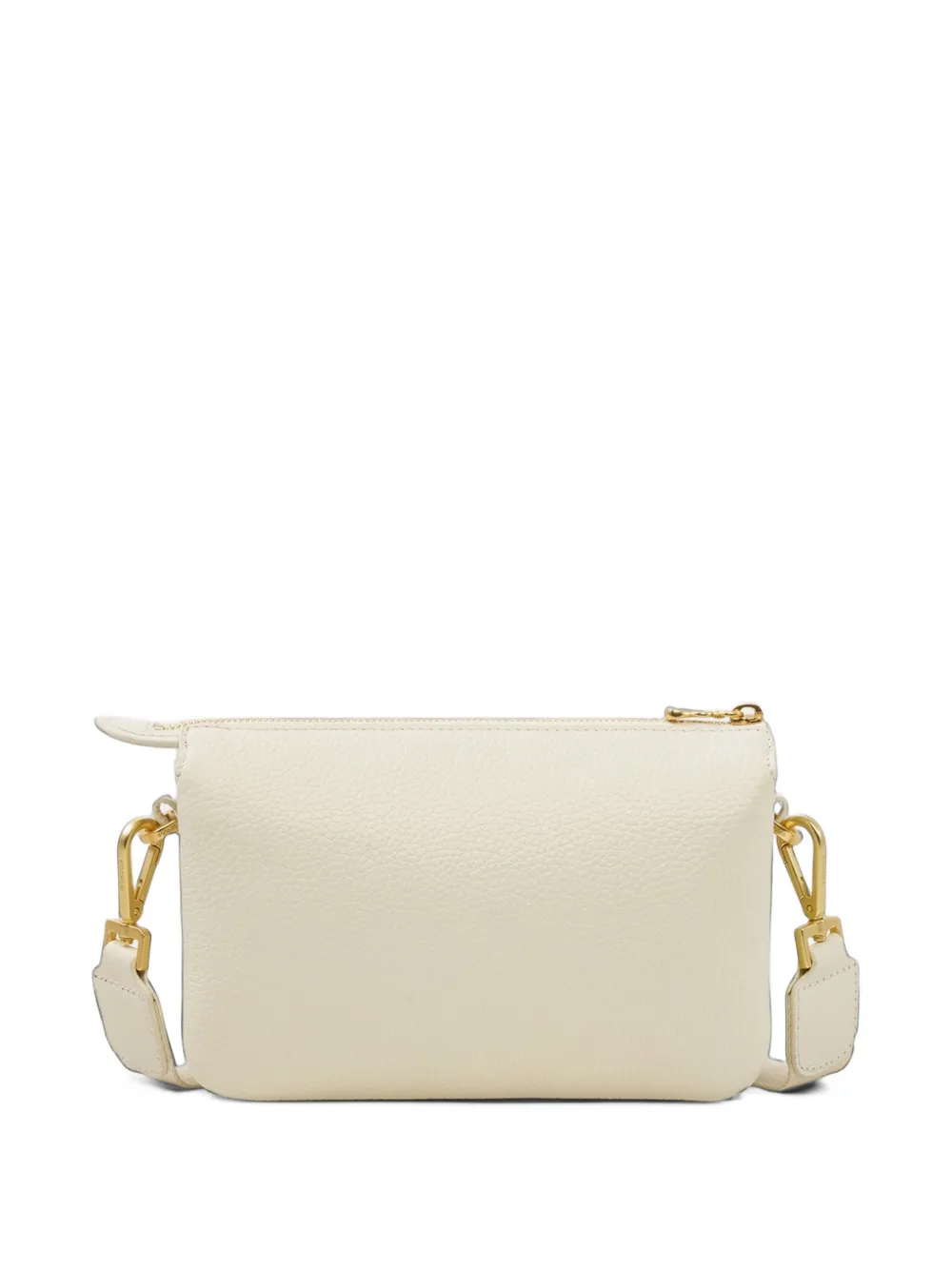 BOGNER Wallis Taja grained leather shoulder bag Beige