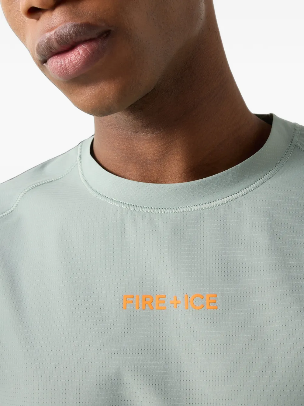 BOGNER FIRE+ICE logo-print performance top Groen