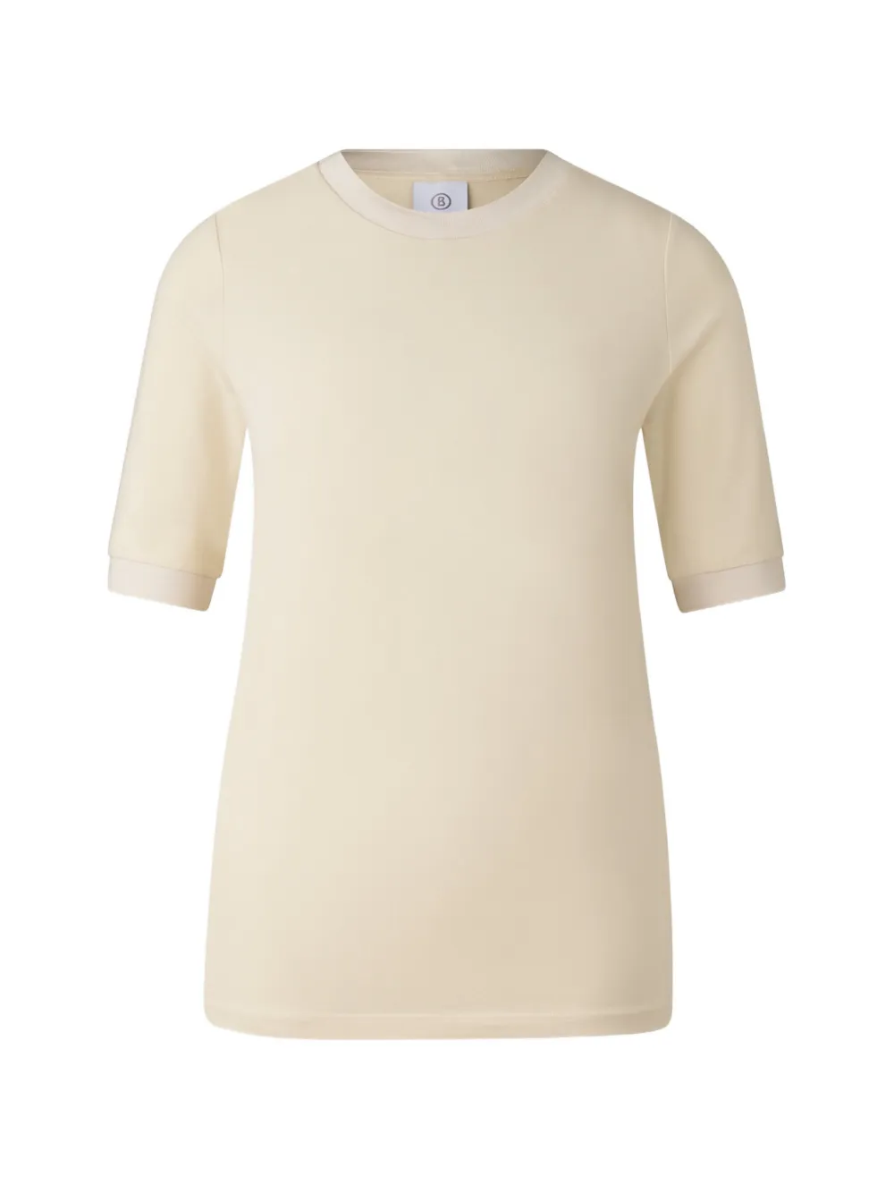 BOGNER Alexi ribbed-trim T-shirt Beige