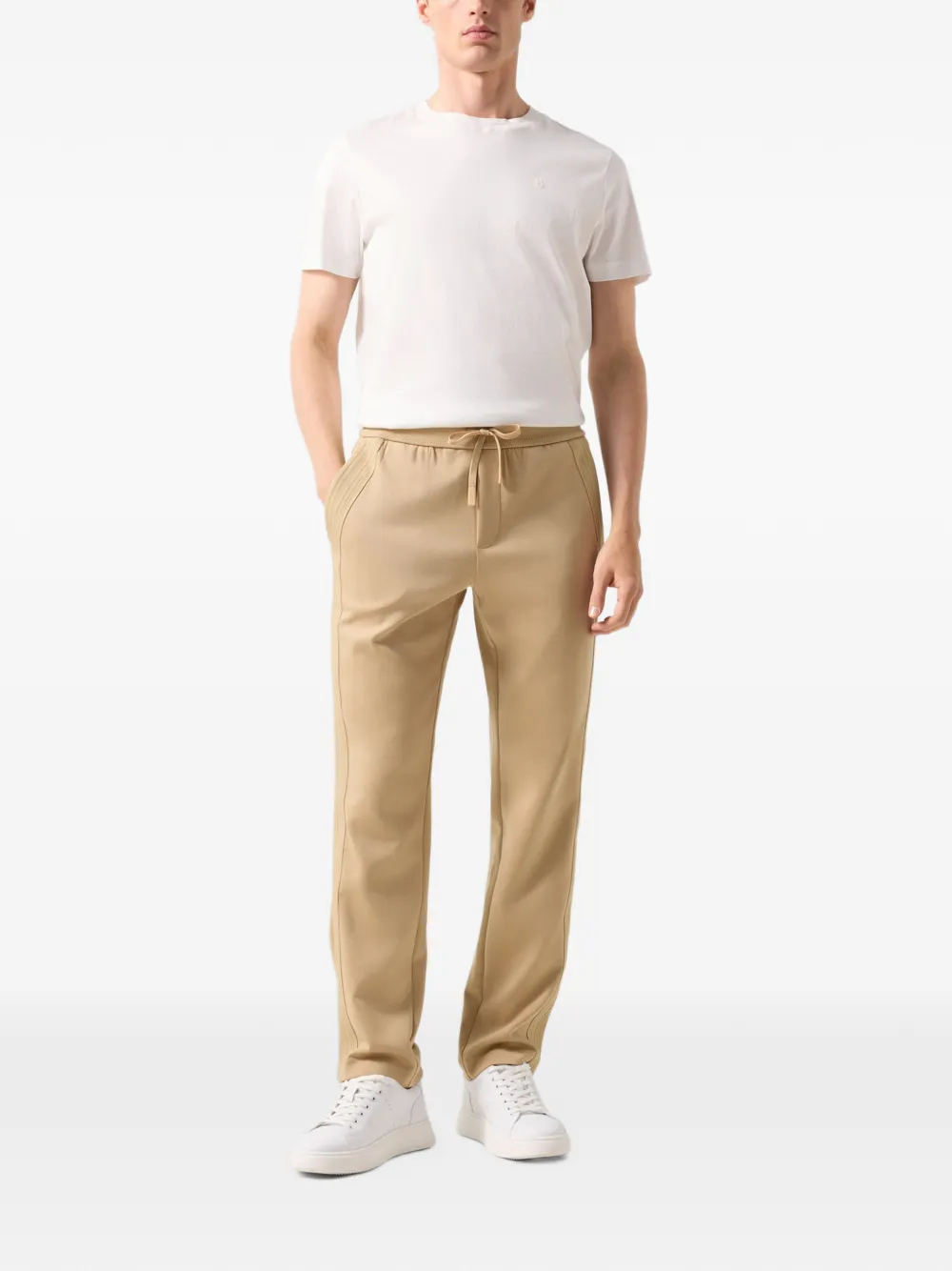 BOGNER Leroy drawstring track pants Beige