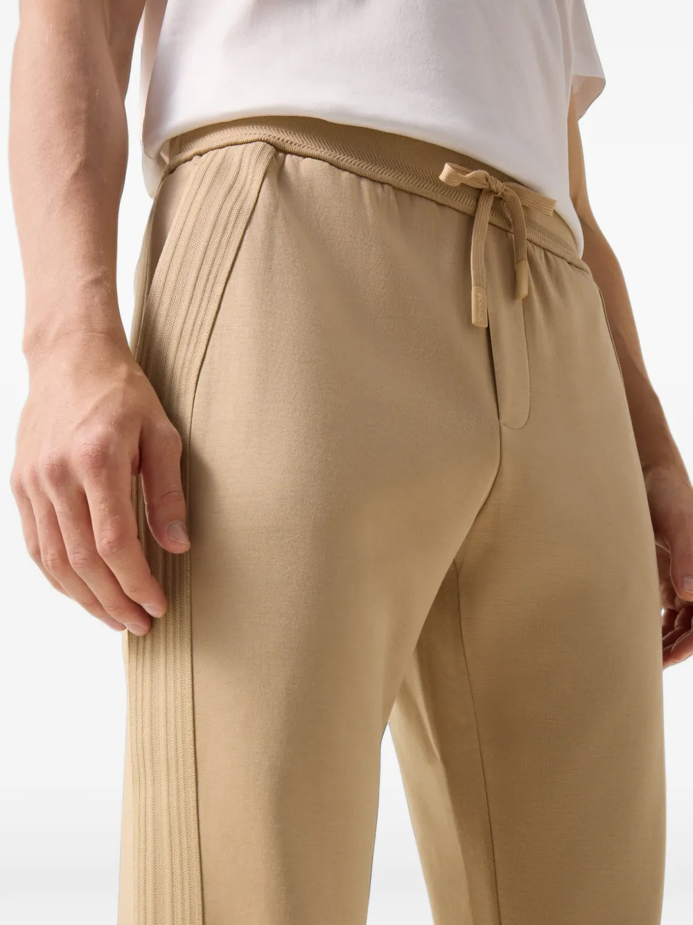 BOGNER Leroy drawstring track pants Beige