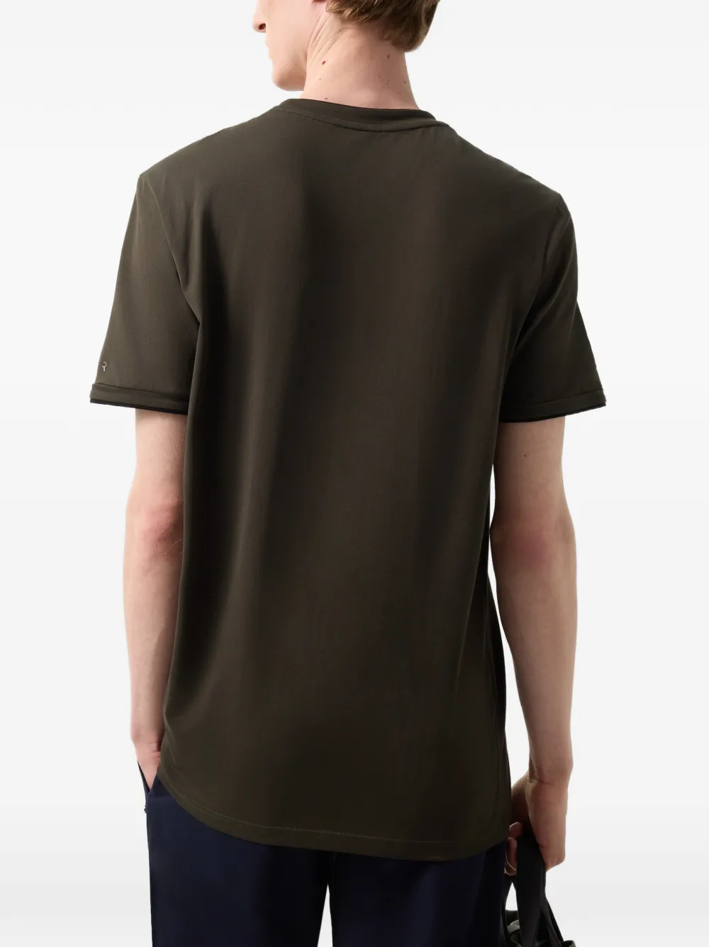 BOGNER logo-print T-shirt Groen