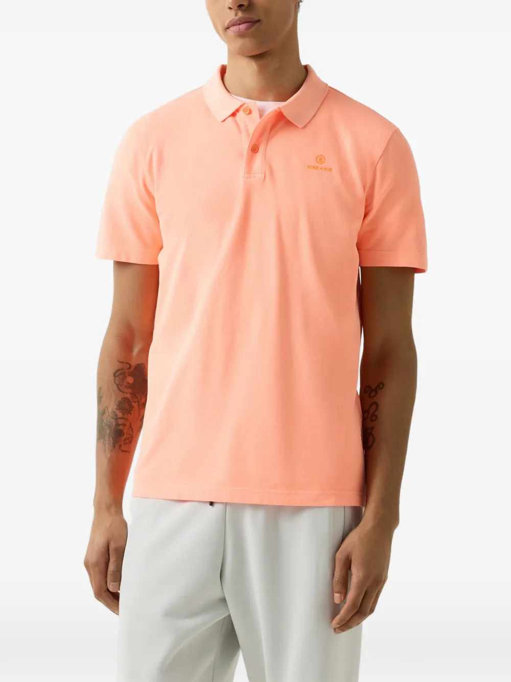 BOGNER FIRE+ICE Ramon piqué polo shirt Oranje