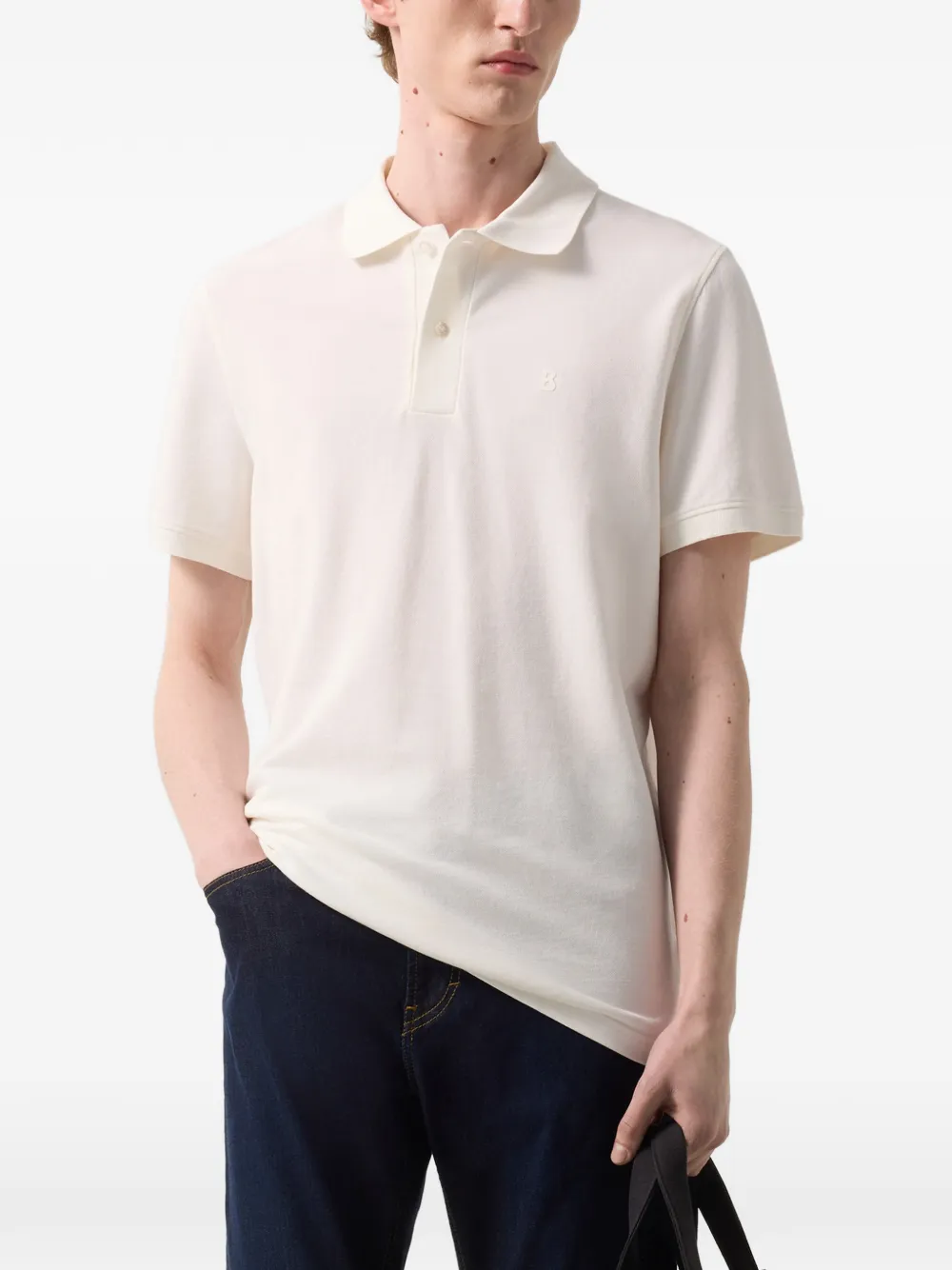 BOGNER Fion piqué polo shirt Beige