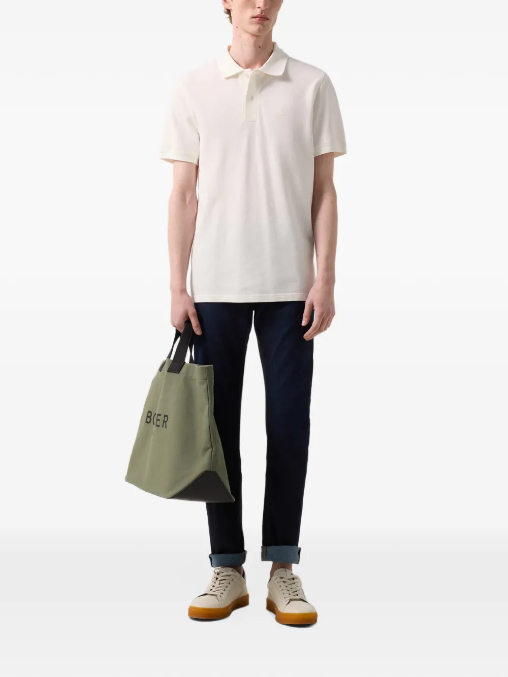 BOGNER Fion piqué polo shirt Beige