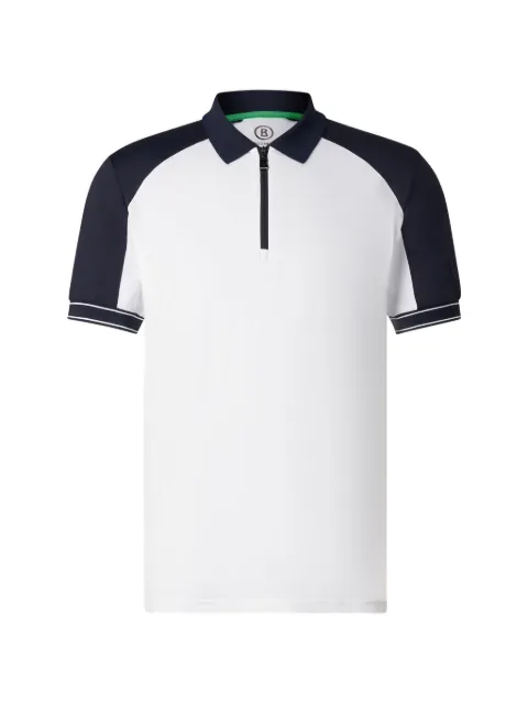 BOGNER Fabius zip-up polo shirt