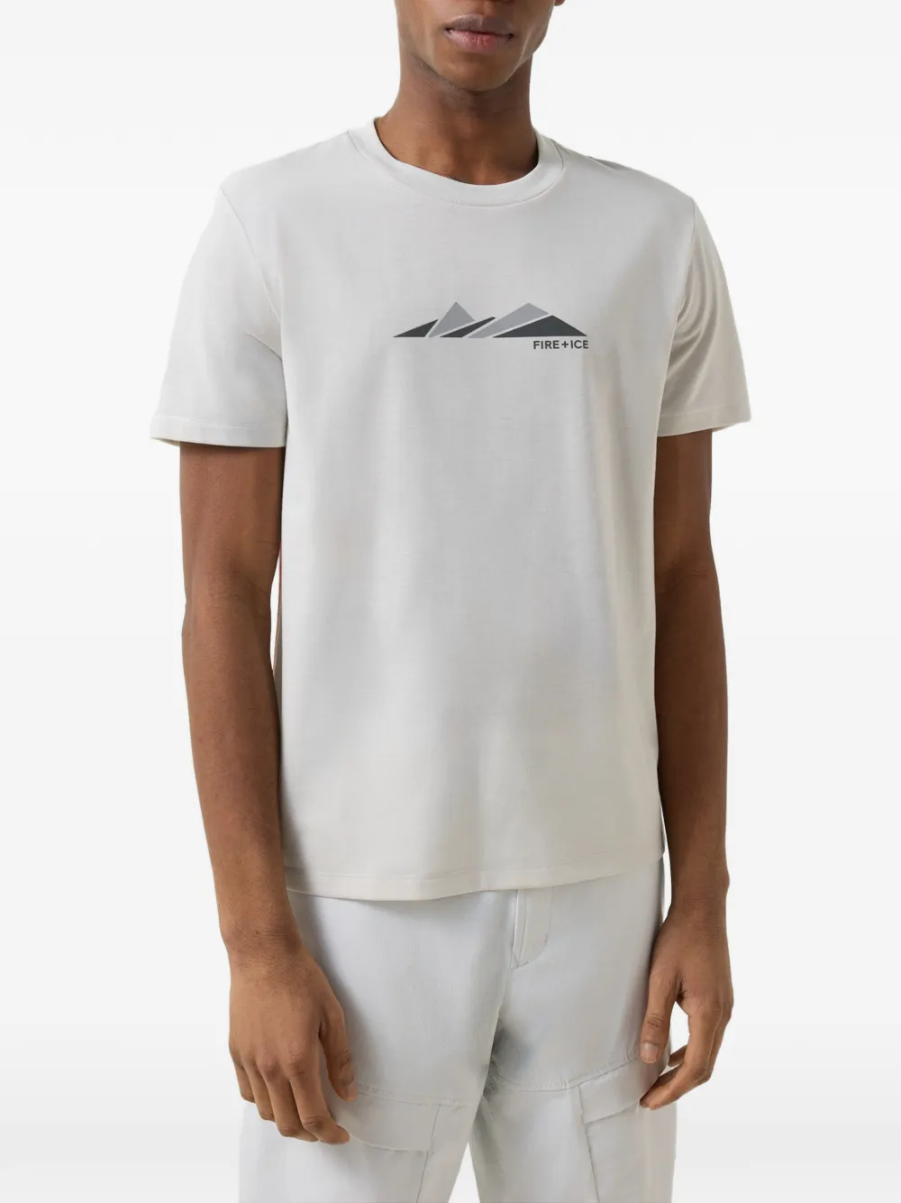 BOGNER FIRE+ICE Paco logo-print T-shirt Grijs